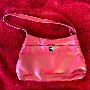 Ralph Lauren Red Leather Purse